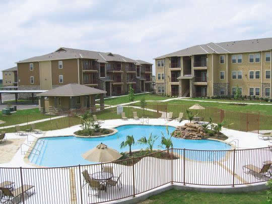 Vantage Pool with Landscaping by Green Acres, New Braunfels, Texas